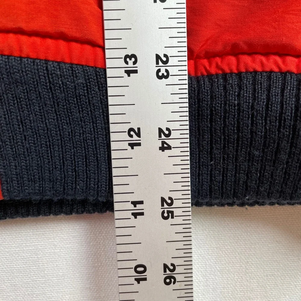 VTG‎ Polo Ralph Lauren Men's Red Navy Fleece Lined Bomber Jacket Size M